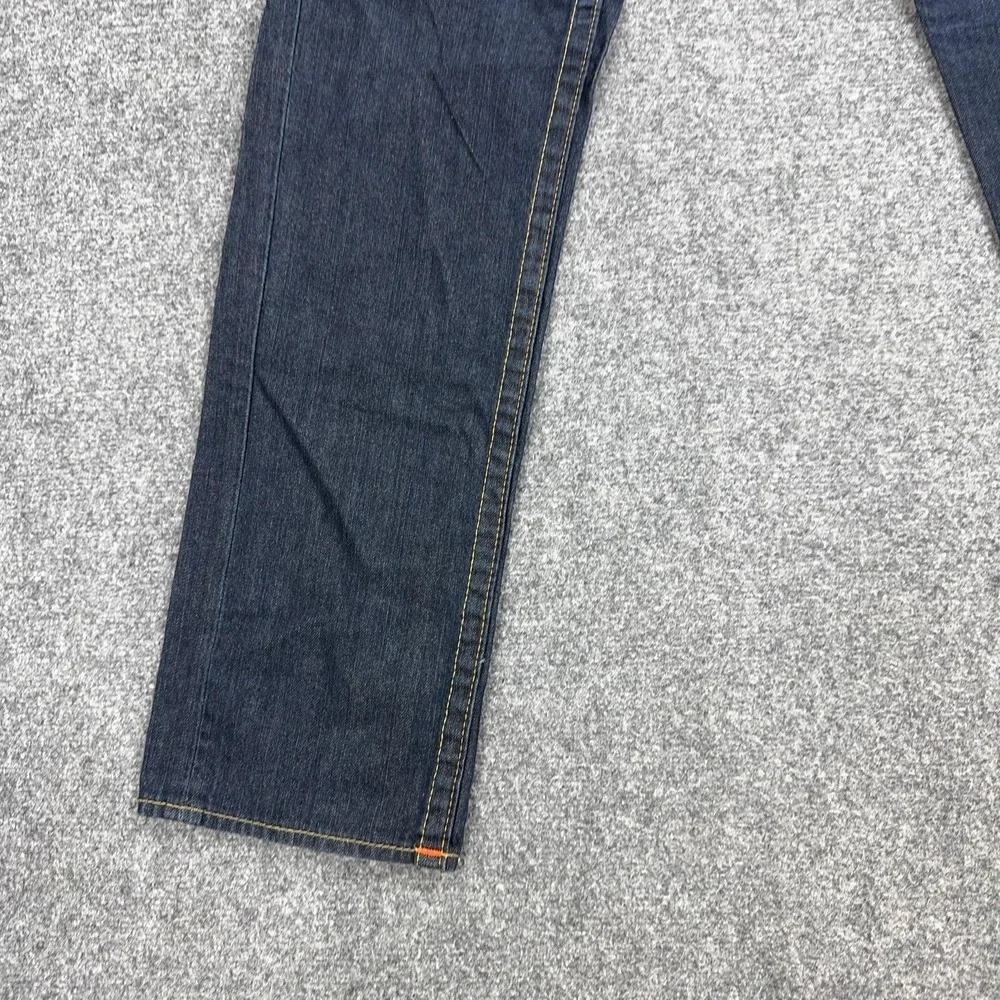 True Religion Section Skinny Flap SN Jeans Mens 34x34 Blue Rinse Denim Pants
